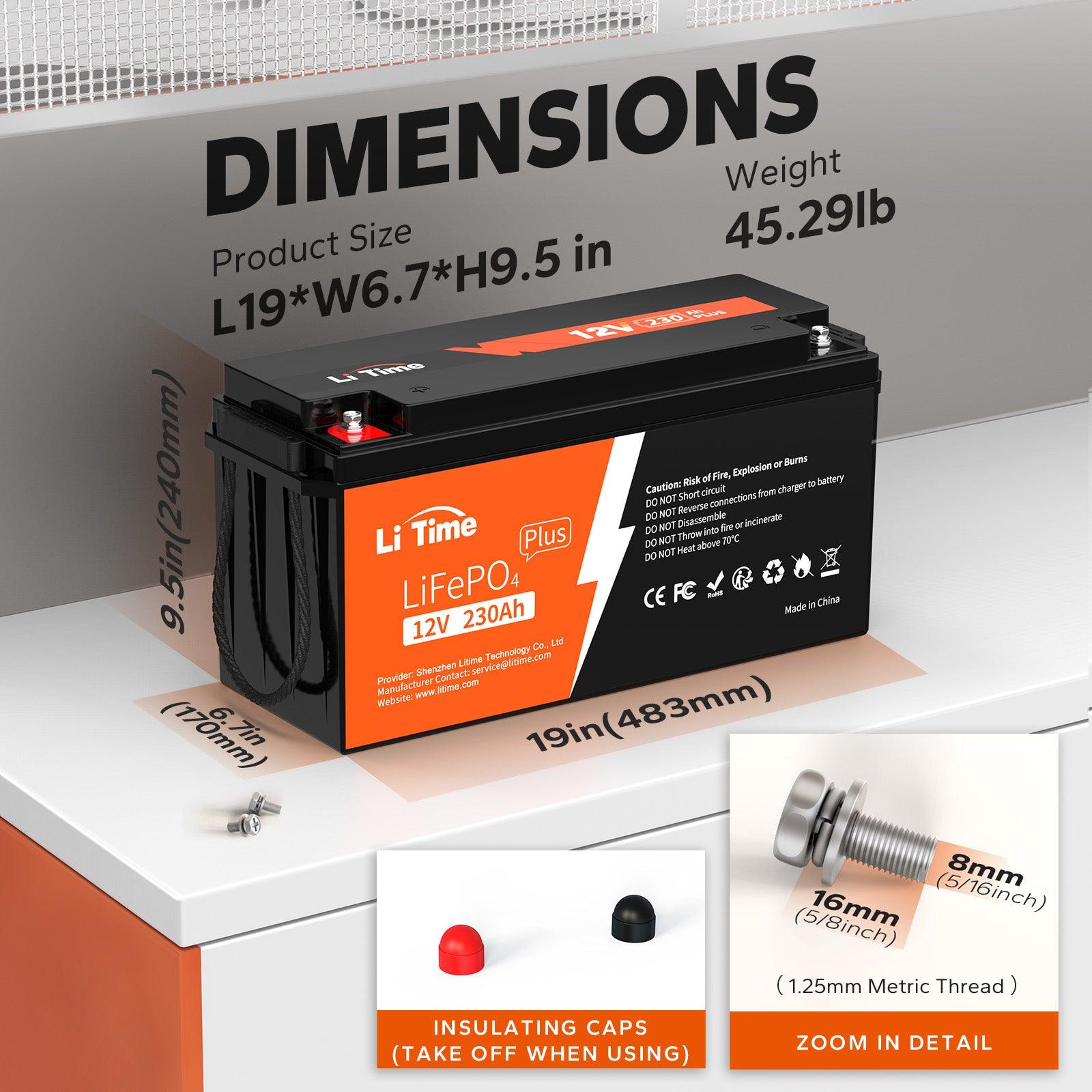 LiTime12V230AhPlusLiFePO4BatteryBuilt-in200ABMS_Max2_944WhEnergy_LithiumIronPhosphateBatteryPerfectforSolarsystem_RV_Camping_Boat_HomeEnergyStorage2_08a76ccd-d8c9-4984-ab42-7feed070e842